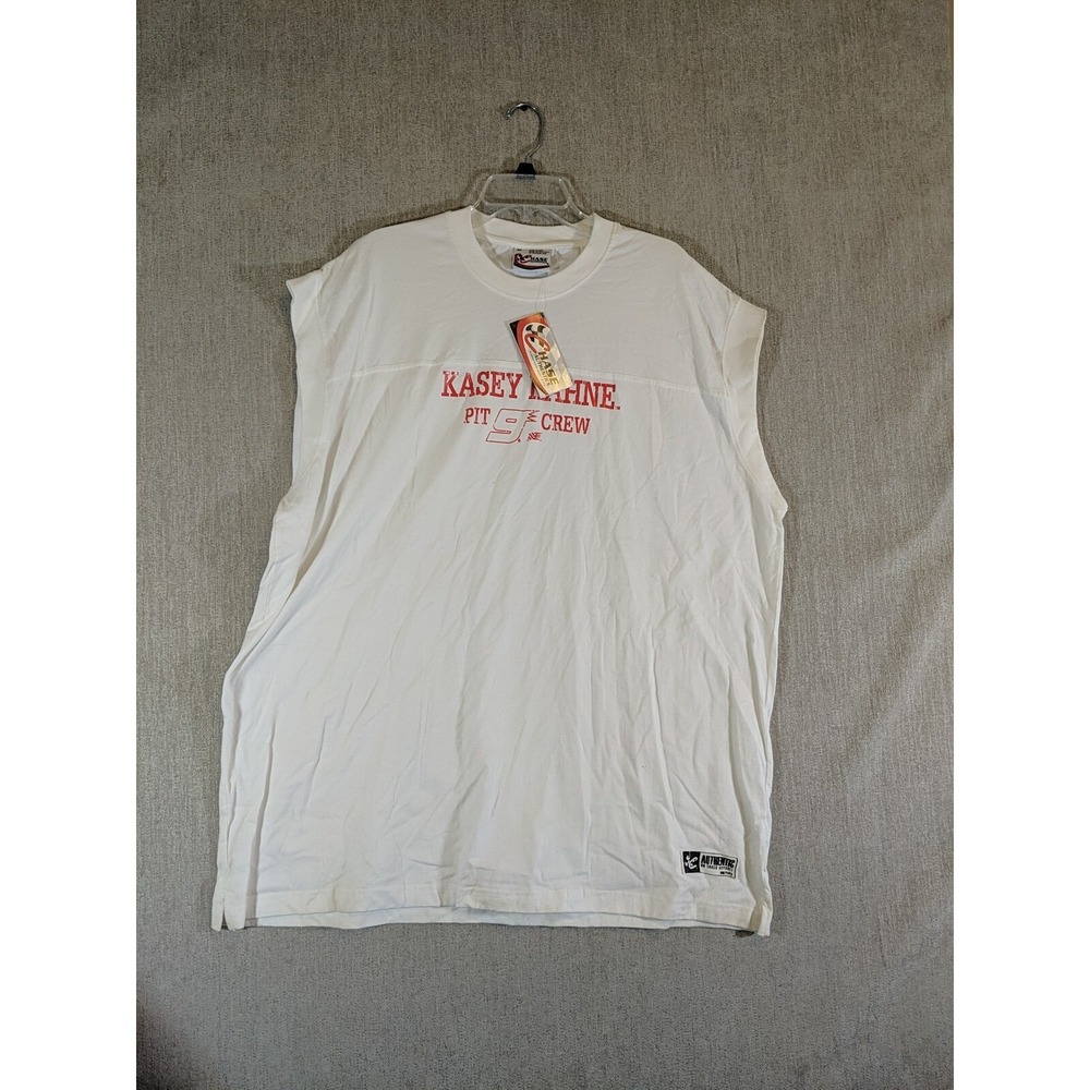 Chase Authentic Nascar Men's Tank Shirt White 3XL Kasey Kahne No.9 Cotton Racing